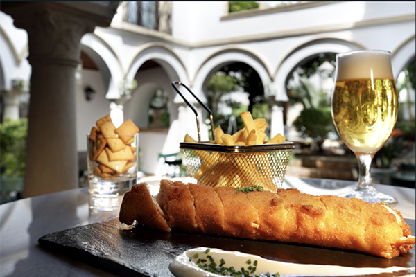 hotel Conquistado binnenplaats