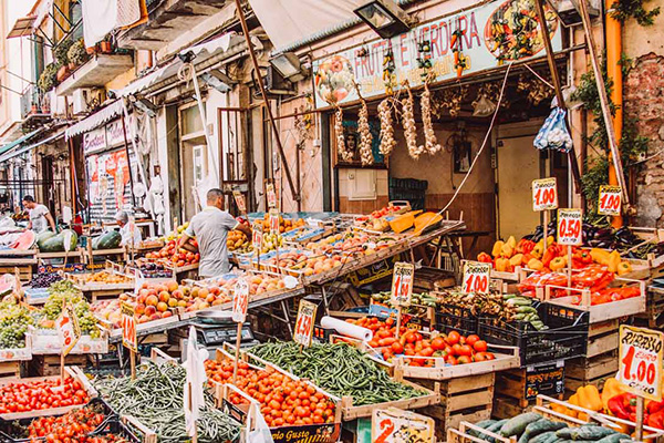 Napels market